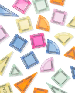 magnetische mini bouwtegels in blik - 24 stuks