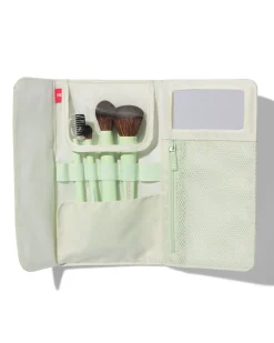 make-up kwasten etui groen