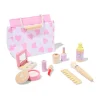 make-up set 21x19x12cm hout