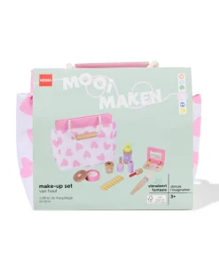 make-up set 21x19x12cm hout