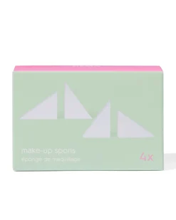 make-up spons triangel - 4 stuks