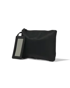 make-up tas plat zwart 14x21