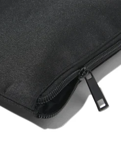 make-up tas plat zwart 14x21