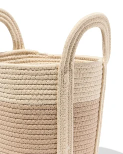 mand 25x30cm touw beige