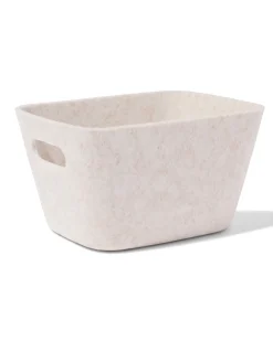 mand 20x12cm vilt beige