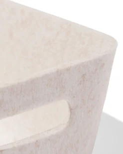 mand 20x12cm vilt beige