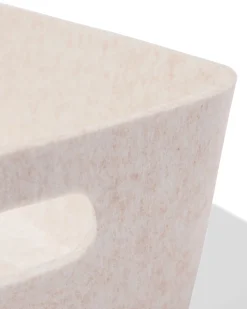 mand 33x14cm vilt beige