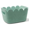 mand 20x12cm vilt donkergroen