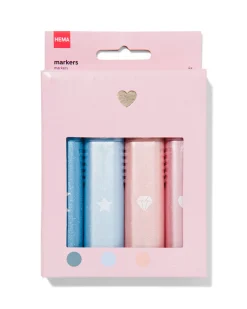 markers metallic - 4 stuks