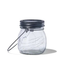 mason jar solar lampjes - 2 stuks