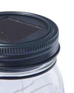mason jar solar lampjes - 2 stuks