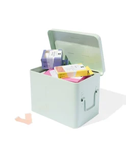 medicijnbox klein groen 14.5x23x16