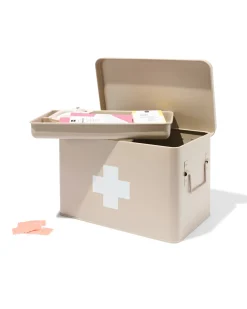 medicijnbox mat zand 18x31.5x21