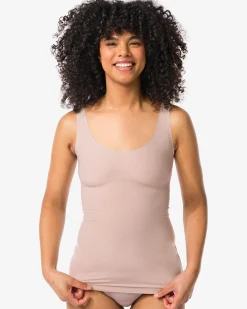 medium corrigerend dameshemd second skin beige