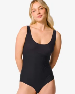 medium corrigerende damesbody second skin zwart