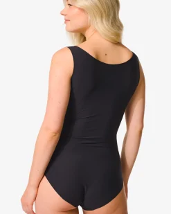 medium corrigerende damesbody second skin zwart
