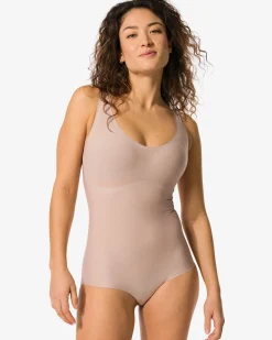medium corrigerende damesbody second skin beige