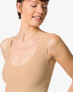 medium corrigerende damesbody second skin beige