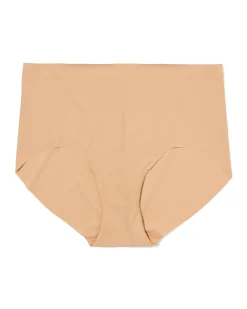 medium corrigerende damesslip hoge taille beige