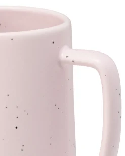 melkkan 180ml aardewerk spikkel roze