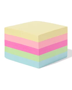 memoblok navulling pastel