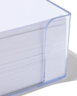 memoblokhouder met papier 9x9
