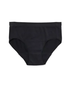 menstruatiehipster naadloos lichte absorptie zwart