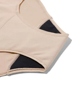 menstruatiehipster naadloos lichte absorptie beige