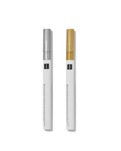 merkstift goud/zilver - 2 stuks