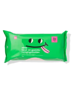 milde hand- en gezichtsreinigingsdoekjes - 40 stuks