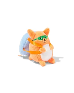mini knuffel eekhoorn 5x7x8cm