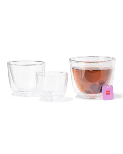 mok 350ml borosilicaatglas dubbelwandig