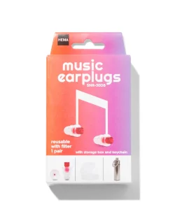 muziek oordopjes 7-10mm - 2 stuks