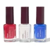 nagellakset rood wit blauw - 3 stuks