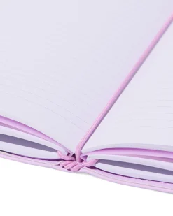 navulbaar notitieboek A5 gevuld met lijntjes lila