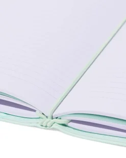 navulbaar notitieboek A5 gevuld met lijntjes groen