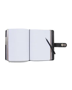 navulbaar notitieboek zwart A5 gevuld met lijntjes