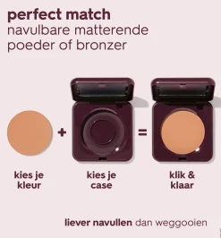 navulling mattifying powder 20 warm honey