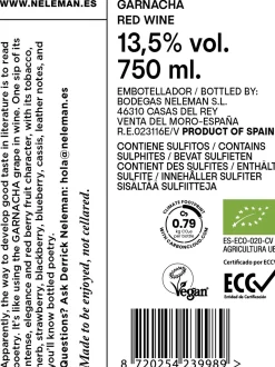 Neleman garnacha biologisch 0.75L
