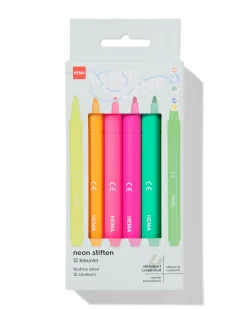 neon stiften - 12 stuks