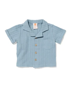 newborn blouse jersey blauw