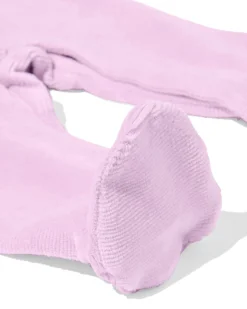 newborn boxpakje rib velours paars