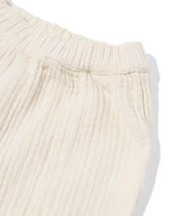 newborn broek comfy fit mousseline ecru