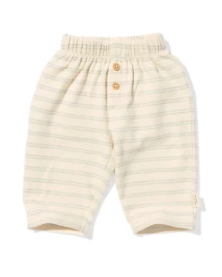 newborn broek strepen ecru