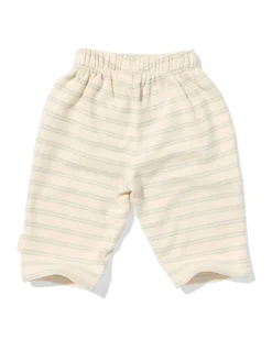 newborn broek strepen ecru