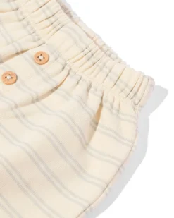 newborn broek strepen ecru