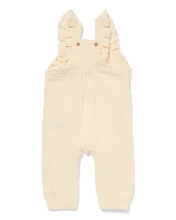 newborn jumpsuit mousseline ecru