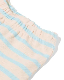 newborn kledingset strepen ecru