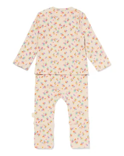 newborn meegroei boxpakje bloemen blauw