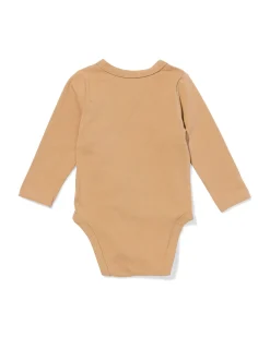 newborn meegroei overslagromper bruin